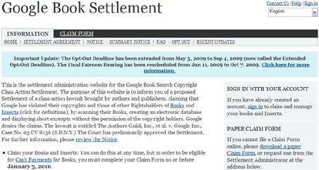Google Book Settlement